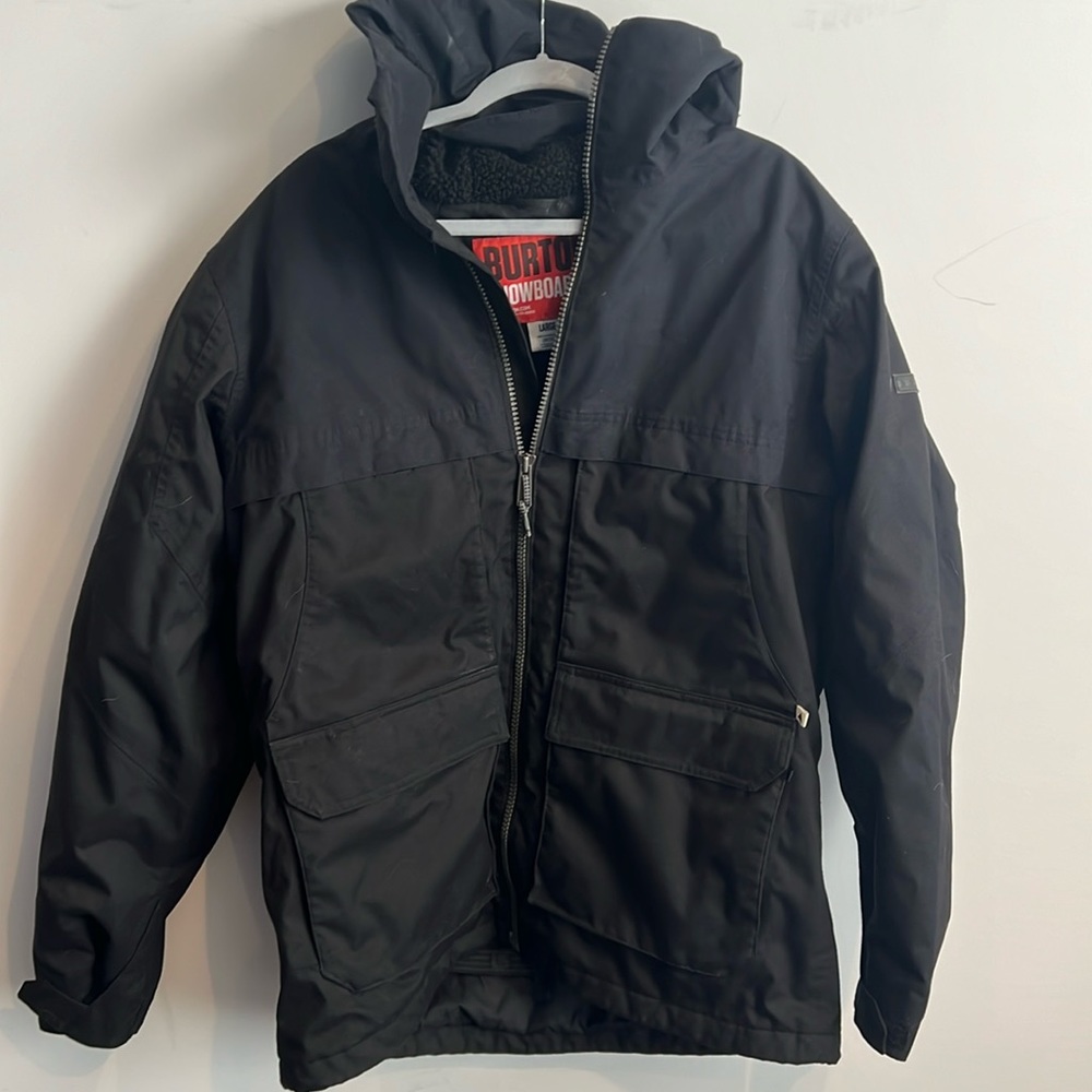 liBurton, dry ride snowboard, jacket men’s large, black barely worn